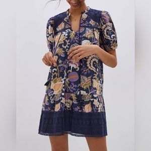 Anthropologie Fiore Lace Tunic Dress Let me be